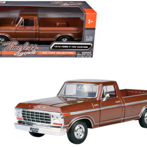 1979 Ford F-150 Pickup Truck Brown 1/24 Diecast Model Car by Motormax