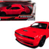 2018 Dodge Challenger SRT Hellcat Widebody Red 1/24 Diecast Model Car by Motormax 2018 Dodge Challenger SRT Hellcat Widebody Red 1/24 Diecast Model Car by Motormax