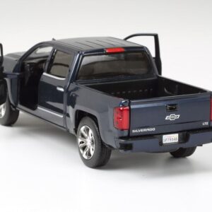 2018 Chevrolet Silverado LTZ Pickup Truck Centennial Edition Blue Metallic "100 Years Anniversary" 1/27 Diecast Model Car by Motormax