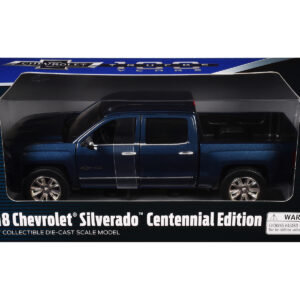 2018 Chevrolet Silverado LTZ Pickup Truck Centennial Edition Blue Metallic 