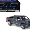 2018 Chevrolet Silverado LTZ Pickup Truck Centennial Edition Blue Metallic “100 Years Anniversary” 1/27 Diecast Model Car by Motormax