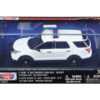 2015 Ford Police Interceptor Utility Plain White 1/43 Diecast Model Car by Motormax 2015 Ford Police Interceptor Utility Plain White 1/43 Diecast Model Car by Motormax