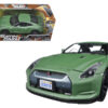 2008 Nissan GT-R R35 Matt Green 1/24 Diecast Model Car by Motormax