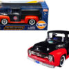 1956 Ford F-100 Pickup Truck “Gulf” Dark Blue and Red 1/24 Diecast Model Car by Motormax 1956 Ford F-100 Pickup Truck “Gulf” Dark Blue and Red 1/24 Diecast Model Car by Motormax