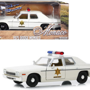 1975 Dodge Monaco Cream “Hazzard County Sheriff” 1/24 Diecast Model Car by Greenlight 1975 Dodge Monaco Cream “Hazzard County Sheriff” 1/24 Diecast Model Car by Greenlight