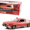 1976 Ford Gran Torino Red with White Stripe (Weathered Version) “Starsky and Hutch” (1975-1979) TV Series 1/24 Diecast Model Car by Greenlight 1976 Ford Gran Torino Red with White Stripe (Weathered Version) “Starsky and Hutch” (1975-1979) TV Series 1/24 Diecast Model Car by Greenlight