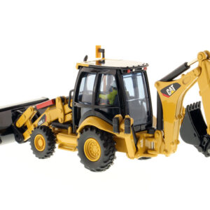 CAT Caterpillar 420E Center Pivot Backhoe Loader with Working Tools with Operator "Core Classics Series" 1/50 Diecast Model by Diecast Masters