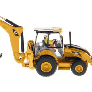 CAT Caterpillar 450E Backhoe Loader with Operator "High Line" Series 1/87 (HO) Scale Diecast Model by Diecast Masters