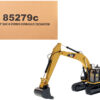 CAT Caterpillar 336E H Hybrid Hydraulic Excavator with Operator “Core Classics” Series 1/50 Diecast Model by Diecast Masters