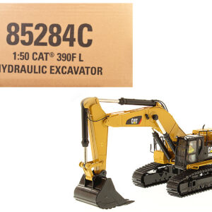 CAT Caterpillar 390F LME Hydraulic Tracked Excavator with Operator “Core Classics” Series 1/50 Diecast Model by Diecast Masters