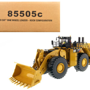 CAT Caterpillar 994K Wheel Loader with Rock Bucket and Operator “Core Classics” Series 1/50 Diecast Model  by Diecast Masters