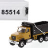 CAT Caterpillar CT681 Dump Truck Yellow and Black “High Line” Series 1/87 (HO) Scale Diecast Model by Diecast Masters