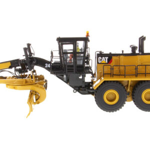 CAT Caterpillar 24 Motor Grader with Operator High Line Series 1/50 Diecast Model by Diecast Masters