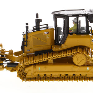 CAT Caterpillar D6 XE LGP Track Type Tractor Dozer with VPAT Blade and Operator "High Line" Series 1/50 Diecast Model by Diecast Masters