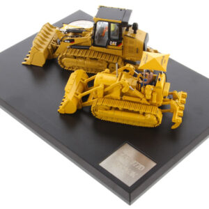 CAT Caterpillar 977D Traxcavator (Circa 1955-1960) and CAT Caterpillar 963K Track Loader (Current) with Operators