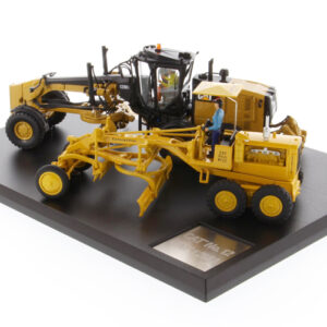 Cat Caterpillar No. 12 Motor Grader (Circa 1939-1959) and Cat Caterpillar 12M3 Motor Grader (Current) with Operators 