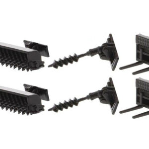 Set of 2 pieces CAT Caterpillar 272D2 Skid Steer Loader and CAT Caterpillar 297D2 Compact Track Loader with Accessories 1/64 Diecast Models by Diecast Masters
