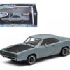 Dom’s 1970 Dodge Charger R/T Primered Grey “Fast and Furious” Movie (2009) 1/43 Diecast Car Model by Greenlight