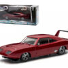Dom’s 1969 Dodge Charger Daytona Maroon “Fast and Furious 6” Movie (2013) 1/43 Diecast Model Car by Greenlight