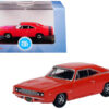 1968 Dodge Charger Bright Red with Black Stripes 1/87 (HO) Scale Diecast Model Car by Oxford Diecast 1968 Dodge Charger Bright Red with Black Stripes 1/87 (HO) Scale Diecast Model Car by Oxford Diecast