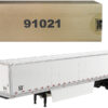 53′ Dry Cargo Van Trailer White “Transport Series” 1/50 Diecast Model by Diecast Masters