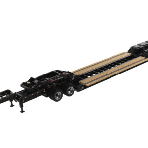 XL 120 Low-Profile HDG Outrigger Style Trailer with Jeep and 2 Boosters "Transport Series" 1/50 Diecast Model by Diecast Masters