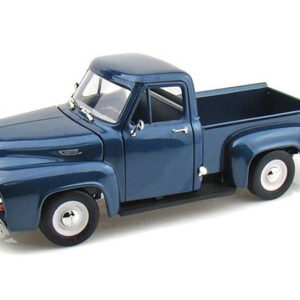 1953 Ford F-100 Pickup Dark Blue 1/18 Diecast Model Car by Road Signature