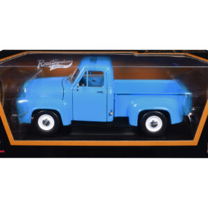 1953 Ford F-100 Pickup Truck Light Blue 1/18 Diecast Model Car by Road Signature