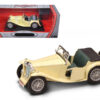 1947 MG TC Midget Yellow 1/18 Diecast Model Car by Road Signature