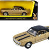 1967 Chevrolet Camaro Z-28 Gold with Black Stripes and Black Top 1/43 Diecast Model Car by Road Signature 1967 Chevrolet Camaro Z-28 Gold with Black Stripes and Black Top 1/43 Diecast Model Car by Road Signature