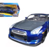 Brian’s 2009 Nissan GTR R35 Blue “Fast & Furious 7” Movie 1/24 Diecast Model Car by Jada Brian’s 2009 Nissan GTR R35 Blue “Fast & Furious 7” Movie 1/24 Diecast Model Car by Jada