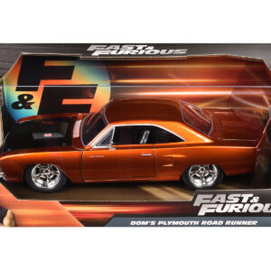 Dom's 1970 Plymouth Road Runner Copper with Black Hood