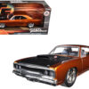 Dom’s 1970 Plymouth Road Runner Copper with Black Hood “Fast & Furious 7” (2015) Movie 1/24 Diecast Model Car by Jada