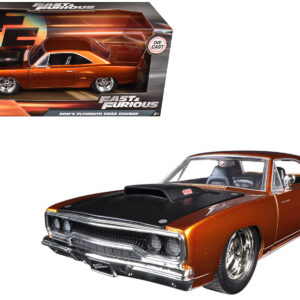 Dom’s 1970 Plymouth Road Runner Copper with Black Hood “Fast & Furious 7” (2015) Movie 1/24 Diecast Model Car by Jada