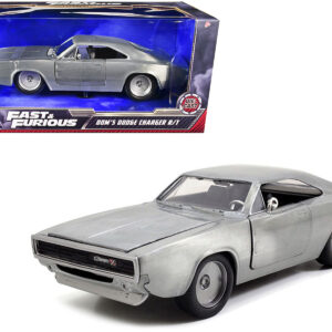 Dom’s 1970 Dodge Charger R/T Bare Metal “Fast & Furious 7” (2015) Movie 1/24 Diecast Model Car by Jada