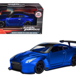 Brian’s 2009 Nissan GTR R35 Blue Ben Sopra “Fast & Furious” Movie 1/32 Diecast Model Car  by Jada