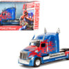Western Star 5700 XE Phantom Optimus Prime with Robot on Chassis “Transformers 5” (2017) Movie “Hollywood Rides” Series 1/24 Diecast Model by Jada