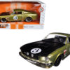 1967 Ford Shelby GT-500 #3 Gold with Matt Black Hood “Big Time Muscle” 1/24 Diecast Model Car by Jada