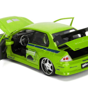 Brian's Mitsubishi Lancer Evolution VII Green with Graphics 