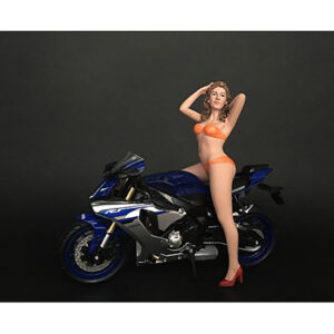 Hot Bike Model Cindy Figurine for 1/12 Scale Motorcycle Models by American Diorama