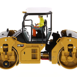 CAT Caterpillar CB-13 Tandem Vibratory Roller with ROPS (Roll Over Protective Structure) and Operator "High Line Series" 1/50 Diecast Model by Diecast Masters