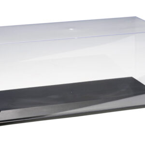 Collectible Display Show Case for 1/18-1/24 Scale Model Cars with Black Plastic Base by Autoart