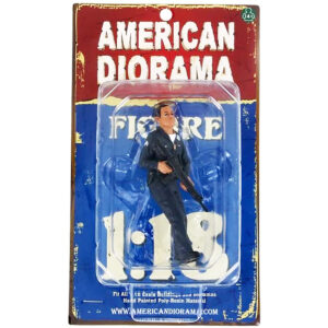 Police Officer II Figure For 1:18 Scale Models by American Diorama