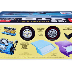 Skill 2 Model Kit 1965 Pontiac GTO 2-in-1 Kit 1/25 Scale Model by AMT