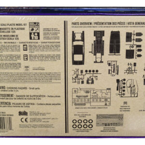 Skill 2 Model Kit 1969 Ford Torino Cobra Fastback 3-in-1 Kit 1/25 Scale Model by AMT