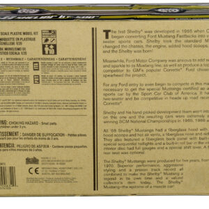 Skill 3 Model Kit 1968 Ford Mustang Shelby GT-500 1/25 Scale Model by AMT
