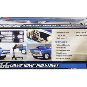 Skill 2 Model Kit 1966 Chevrolet Nova Pro Street 1/25 Scale Model by AMT