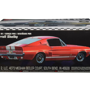 Skill 2 Model Kit 1967 Ford Mustang Shelby GT350 Black 1/25 Scale Model by AMT