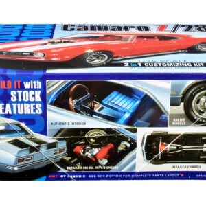 Skill 2 Model Kit 1968 Chevrolet Camaro Z/28 2-in-1 Kit 1/25 Scale Model by AMT