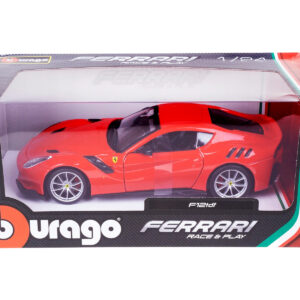 Ferrari F12 TDF Red 1/24 Diecast Model Car by Bburago